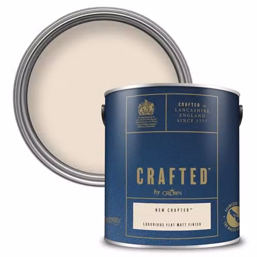 Crown New Chapter Matt Emulsion Paint, Beige, 2.5 l