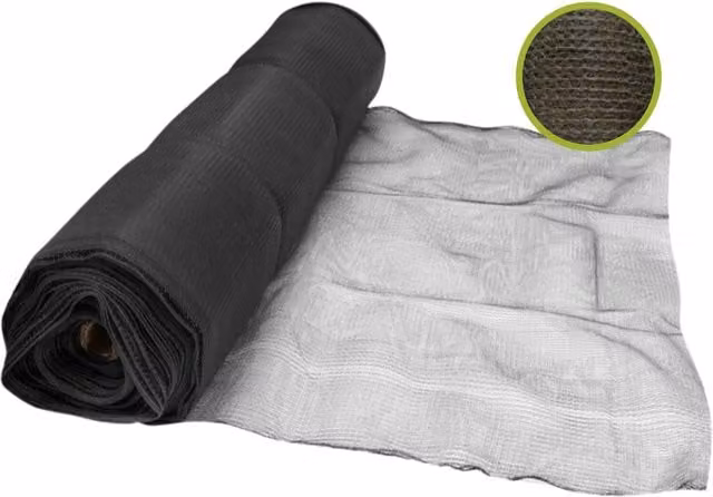 PDL - PegDev Heavy Duty UV Stabilised Polyethylene Temporary Fencing Mesh, Black, Length: 1500 cm