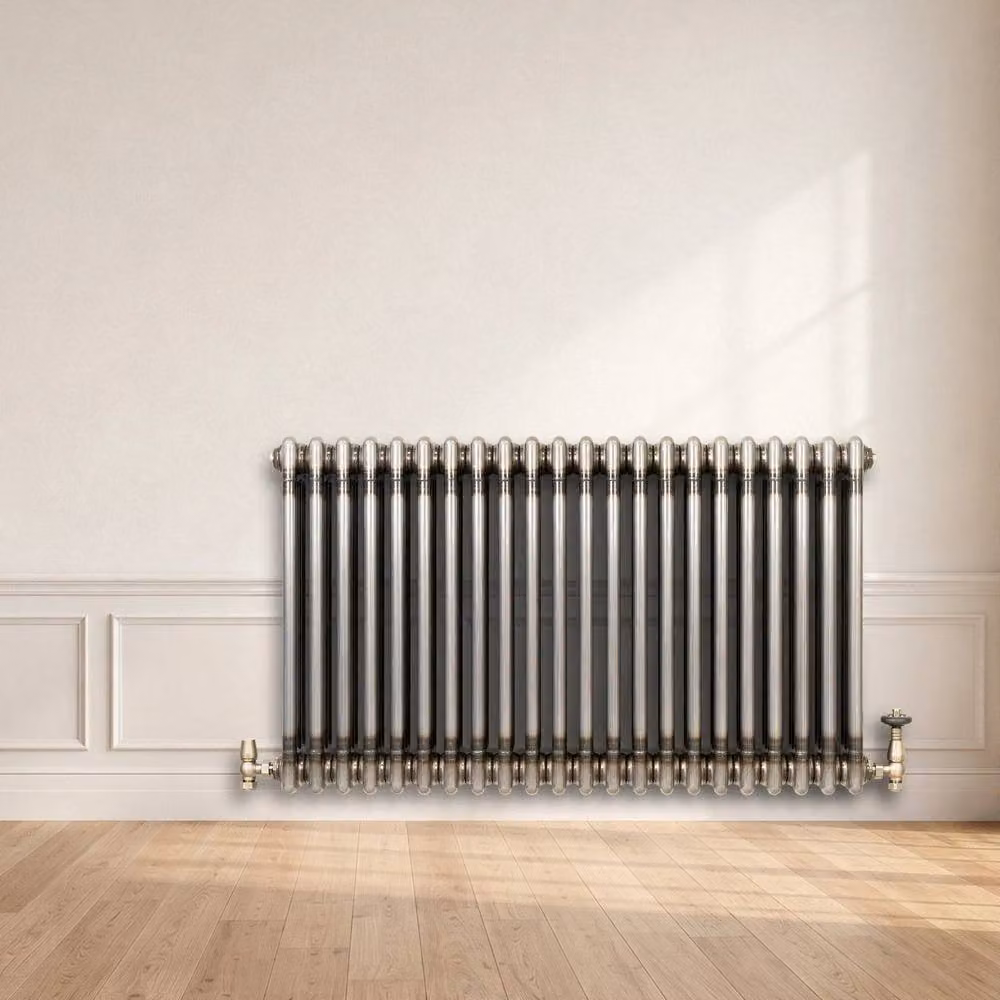 Monstershop Traditional 3 Column Steel Radiator in Silver, W: 60.0 cm, H: 101.0 cm – 4