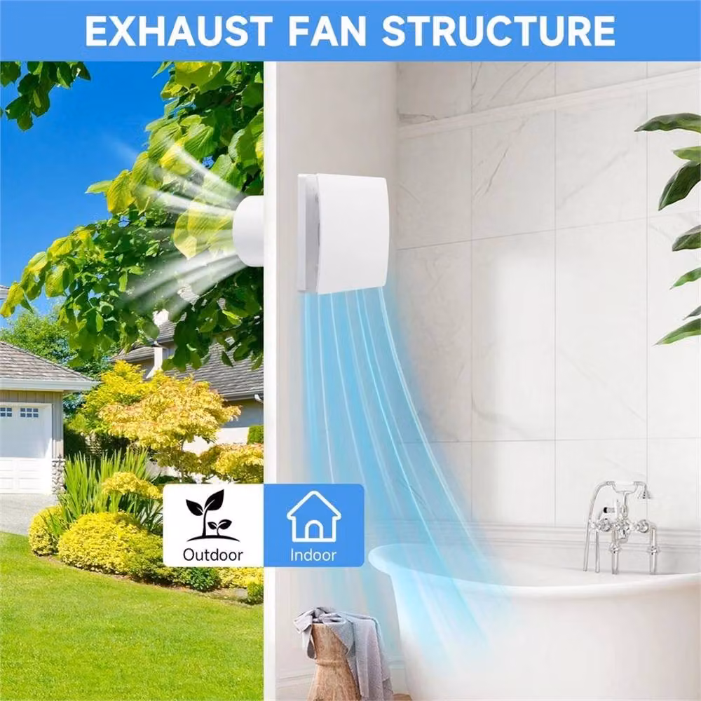 Nordara Silent White Bathroom Extractor Ventilation Fan, 100mm (4 Inch) – 2