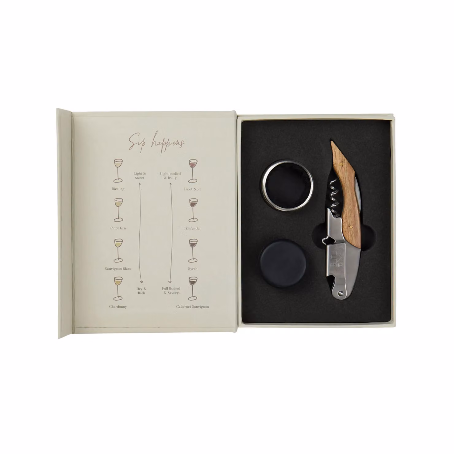 Vinga Story Of Wine Corkscrew Set in White and Multicolour – 2