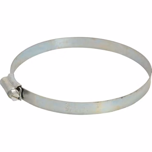 Faithfull Galvanised Steel Hose Clips in Silver, 90-120 mm