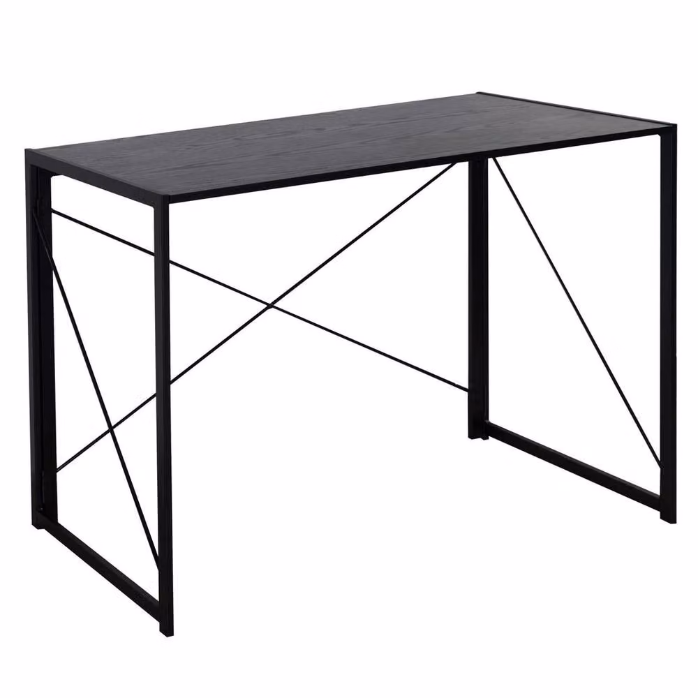 Havendro Black Folding Wooden Computer Desk and Study Coffee Table – 4