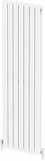 FORGEVIO Vertical Double Flat Panel Designer Radiator in White