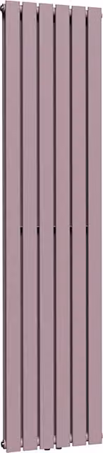 Lux Heat Lavender Mist Coloured Vertical Double Radiator, H 180 cm x W 42 cm