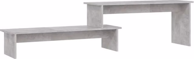 Berkfield Home Industrial TV Cabinet in Concrete Grey, W/D/H: 180 x 43 x 43 cm – 1