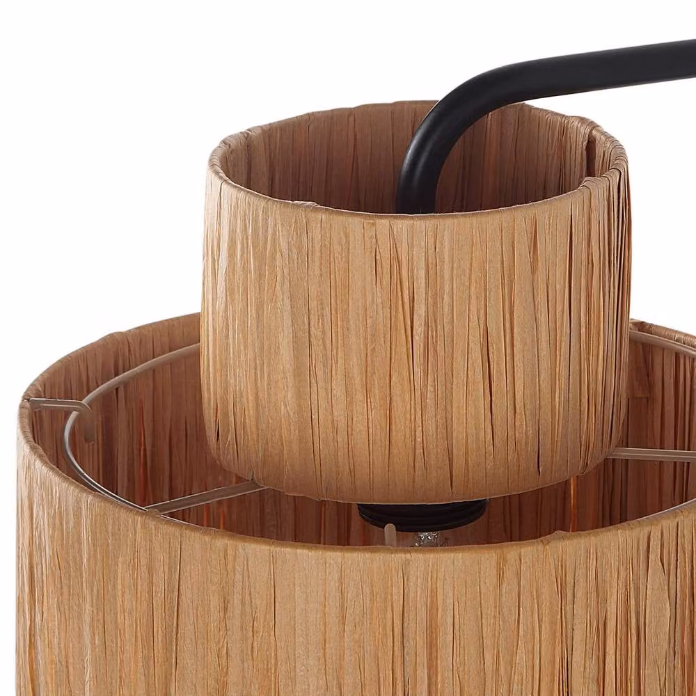 Wyld and Coco Boho Rattan Wall Lamps Set of 2 in Beige and Natural – 4