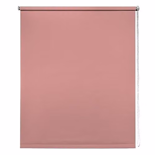 New Edge Blinds Pink Thermal Blackout Roller Blind, W: 150 cm, H: 165 cm