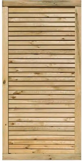 Cheshire Pressure Treated Contemporary Opaque Screen Gate in Brown