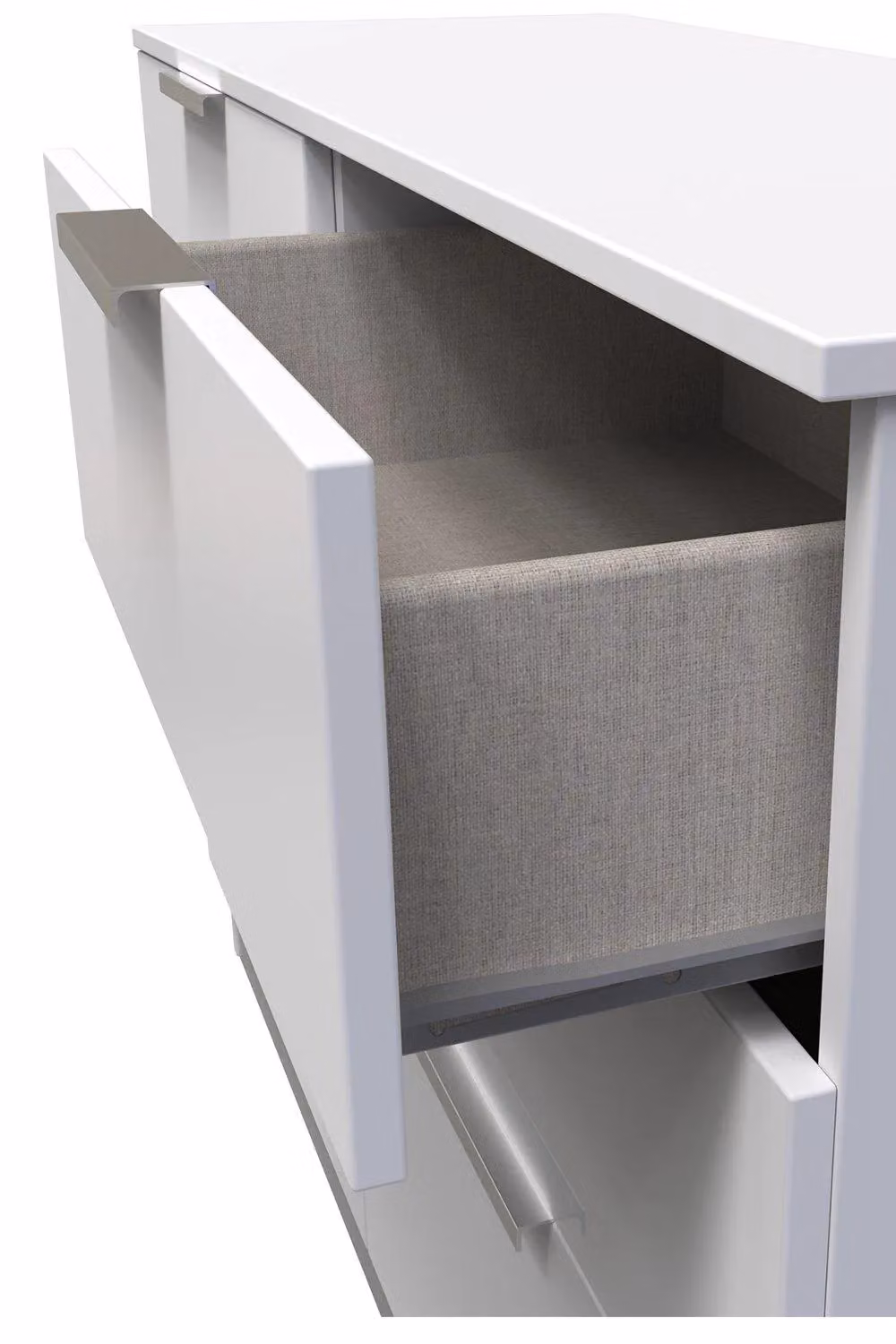 2 U Dover Ready Assembled 6 Drawer Wide Chest in White – 2