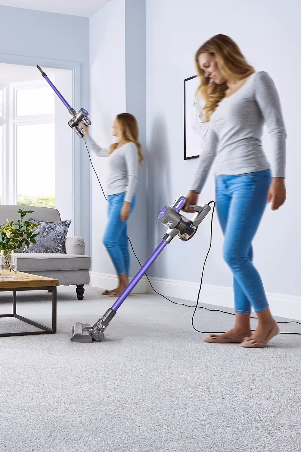 Tower T513006PETS VL20 3-in-1 Bagless Corded Performance Vacuum Cleaner with HEPA Filter for Pet Hair and Car Use, 400W, 1L Capacity, Blue – 2