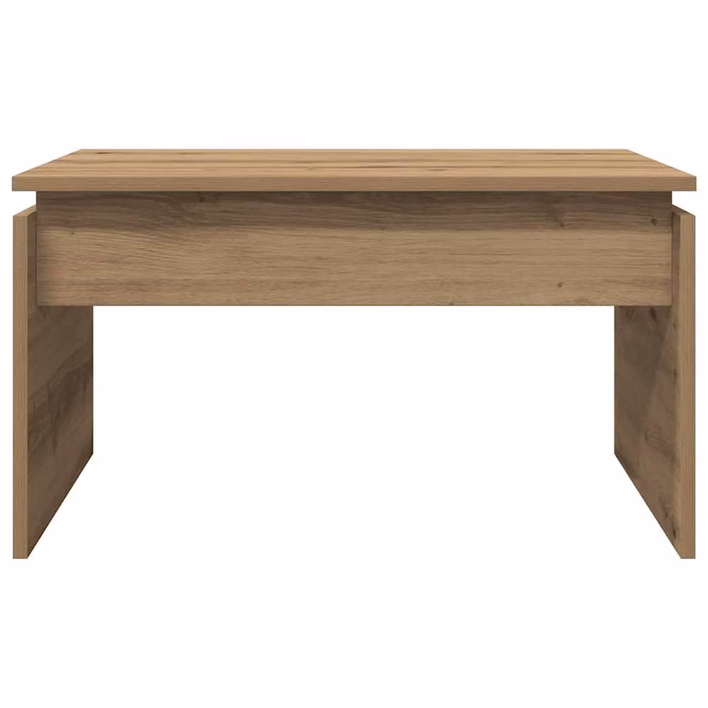 Berkfield Home Artisan Oak Coffee Table in Brown, W/D/H: 68 x 50 x 38 cm – 4