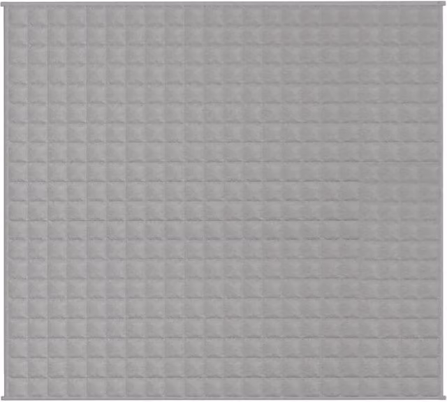 Berkfield Home Weighted Blanket in Grey, 200 x 230 cm, 9 kg, Allergy-Friendly Cotton with Glass Beads – 1