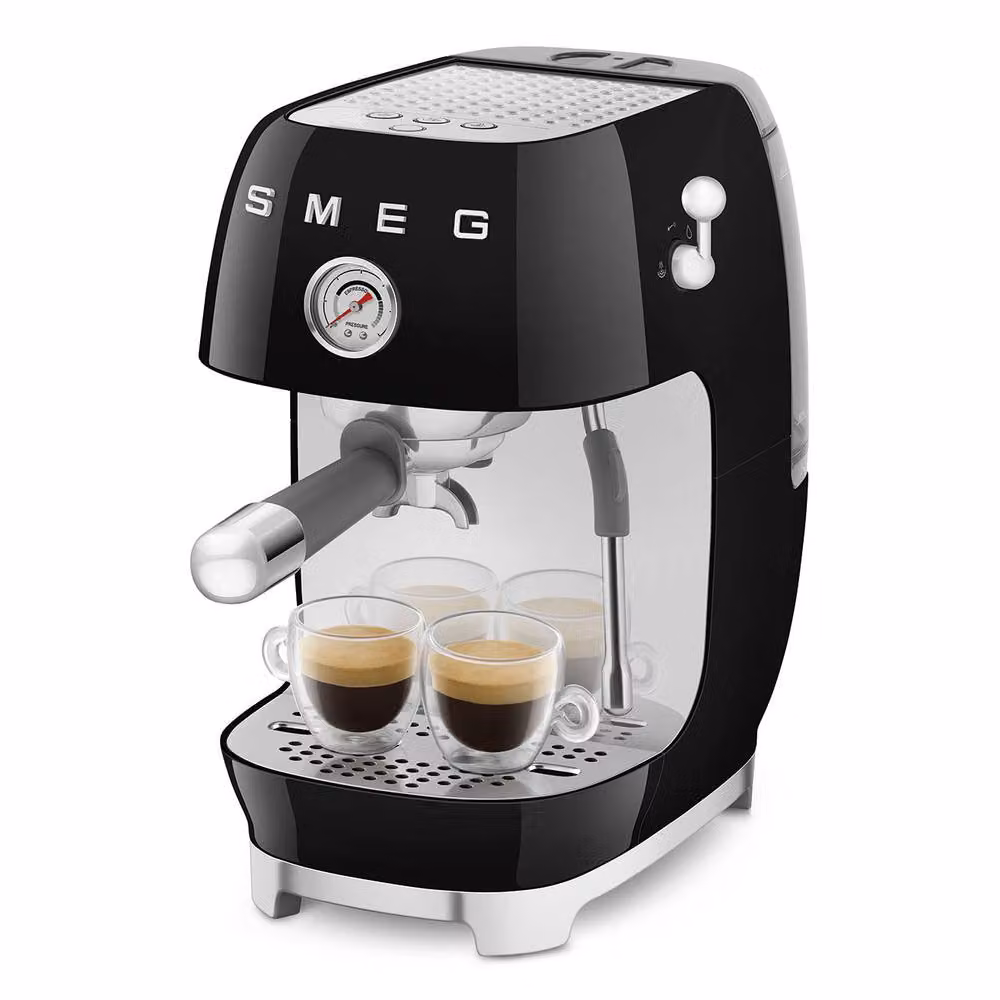 Smeg Espresso Coffee Machine with Cold Brew Function in Black – 2