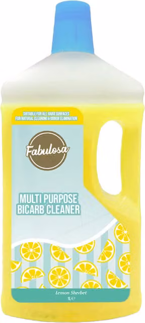 Fabulosa Multipurpose Bicarb Cleaner, Yellow