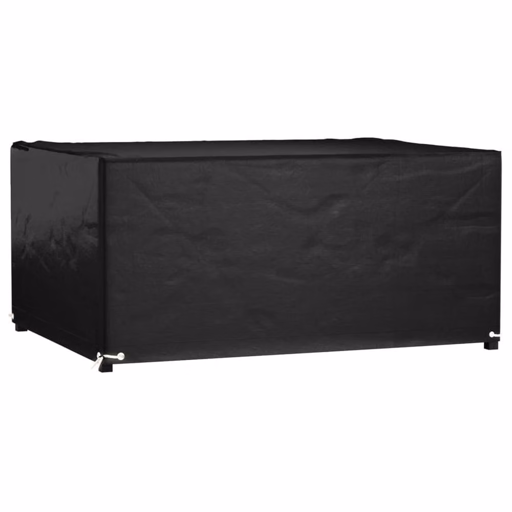 Berkfield Home Rectangular Garden Furniture Cover with 8 Eyelets, Black, W/D/H: 180 x 135 x 80 cm – 2