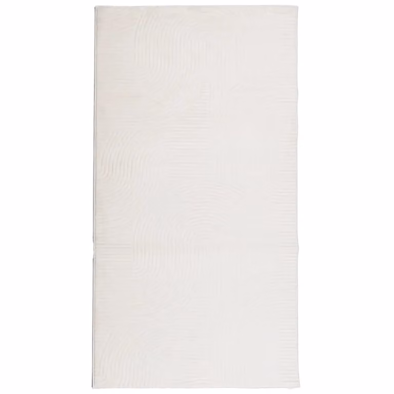 Berkfield Home IZA Short Pile Scandinavian Geometric Rug in Beige, W: 80 cm x L: 150 cm