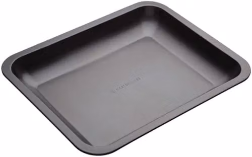 MasterClass Non-Stick Carbon Steel Rectangular Roasting Dish, Grey, W/D/H: 38 x 30.5 x 7 cm – 1