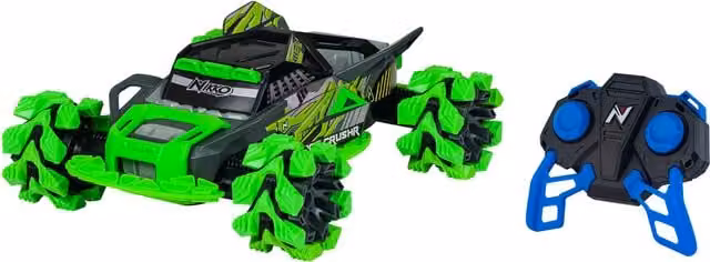 Nikko Rock CrushR RC Rechargeable Remote Control Car in Green