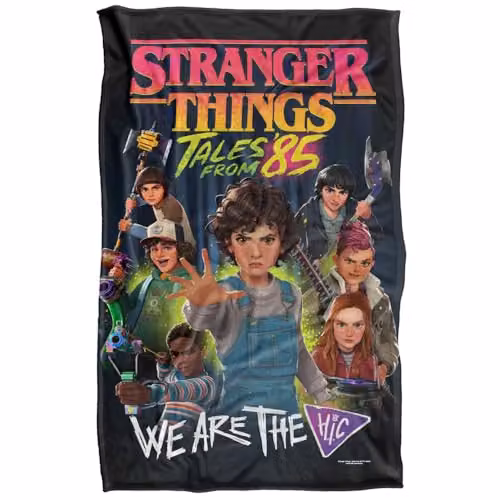 Netflix Stranger Things Tales From 85 HIC Poster Multicolour Fleece Throw Blanket, W/D/H: 91 x 147 cm – 5