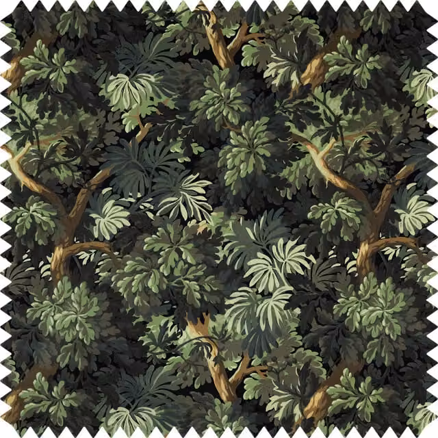 House of Hackney FORIS Velvet in Green and Black