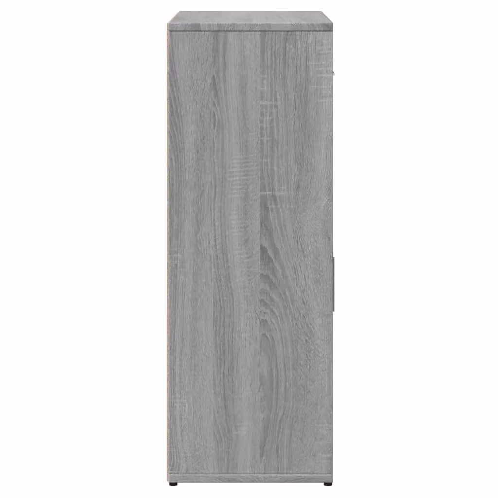 Berkfield Home Set of 2 Modern Grey Sonoma Sideboards in Engineered Wood W/D/H: 60 x 30 x 84 cm – 2