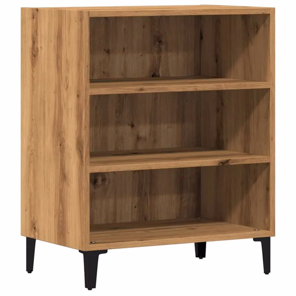 Berkfield Home Artisan Oak Sideboard in Brown, W/D/H: 57 x 35 x 75 cm – 2