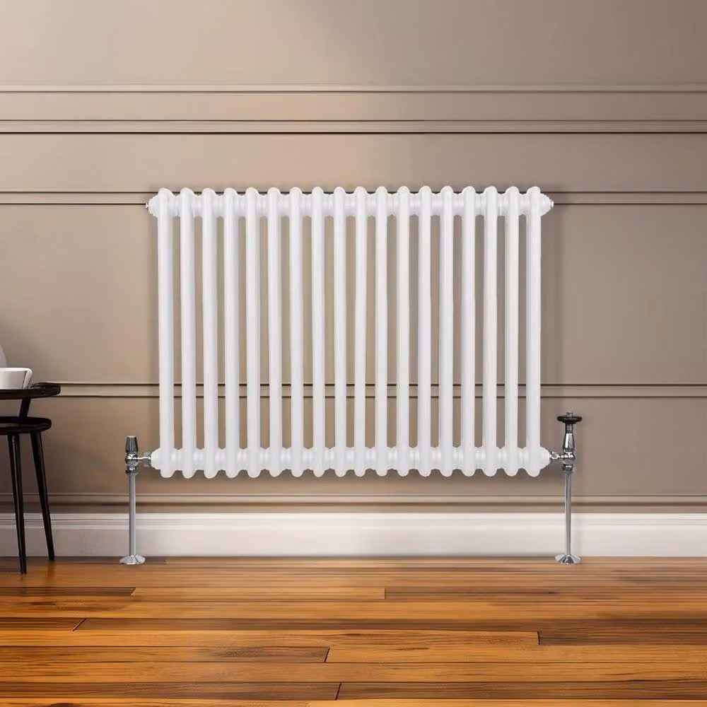 Monstershop Traditional 2 Column Steel Radiator in White, H 83.2 cm x W 60 cm x D 7 cm – 3