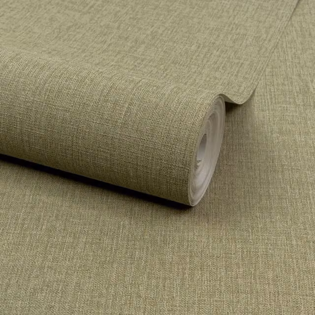 Grandeco Modern Plain Green Wallpaper Roll for Adults