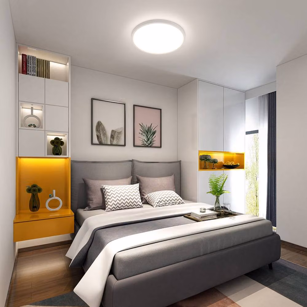 Pheashine White Round LED Ceiling Light, 24W, 4500K Neutral White, Diameter: 30 cm – 3
