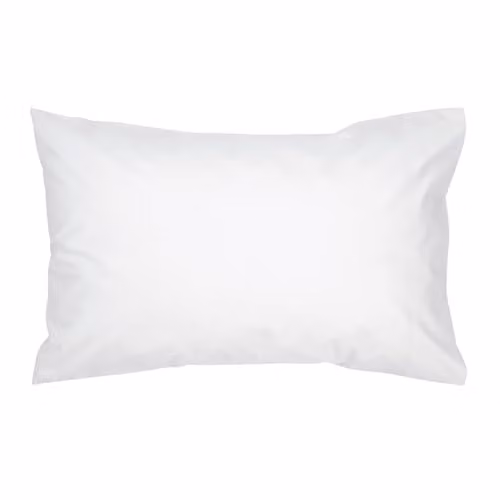 Christy 400TC Luxury Mako Satin Cotton Pillowcases, 2 Pack, White