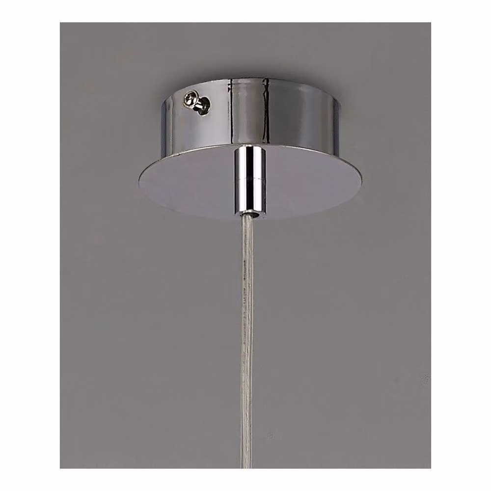 Netlighting Camden Ceiling Pendant with Mosaic Glass and Crystal in Polished Chrome and Silver – 2
