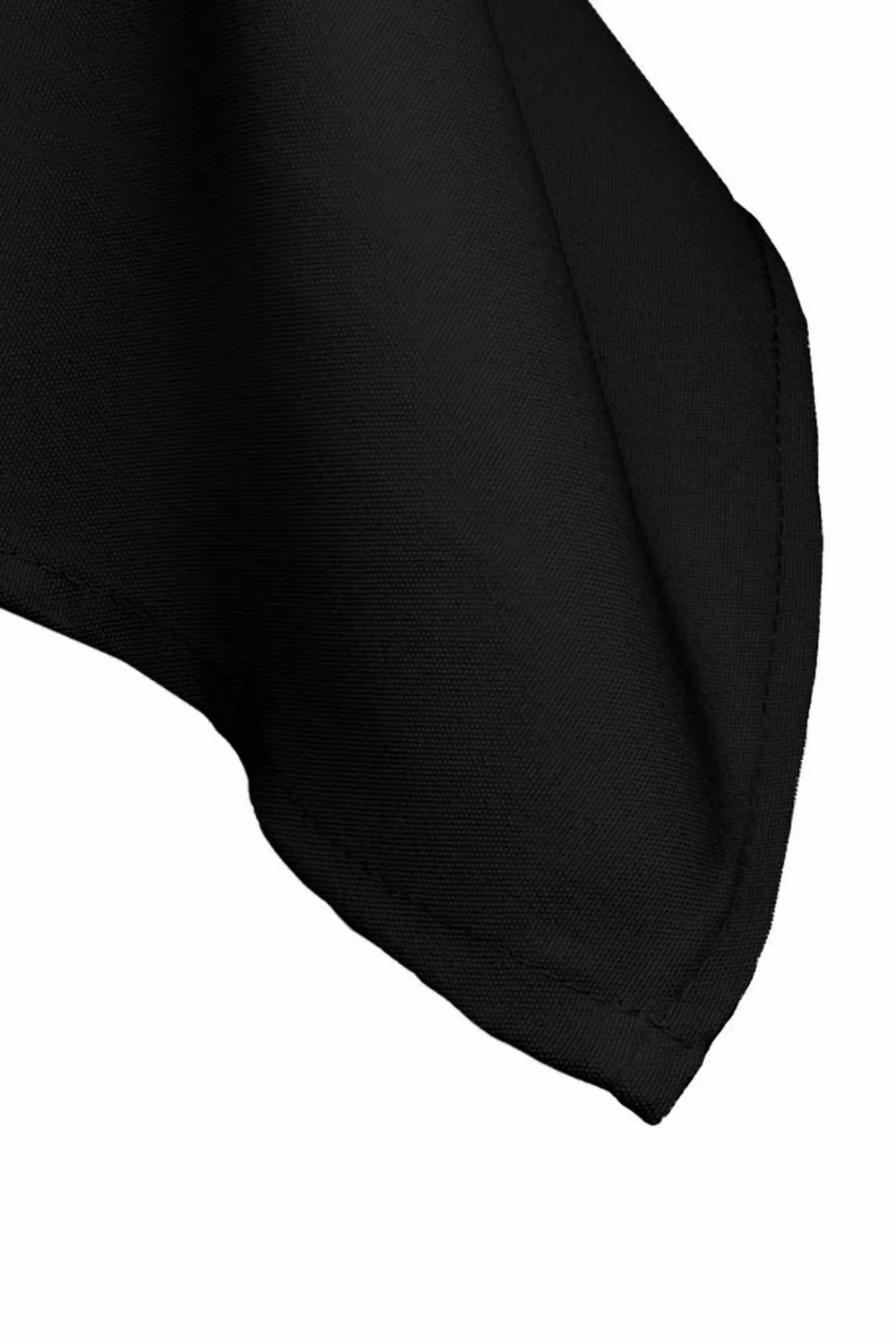Neel Blue Premium Black Polyester and Linen Tablecloth, W 228 cm x D 228 cm – 4