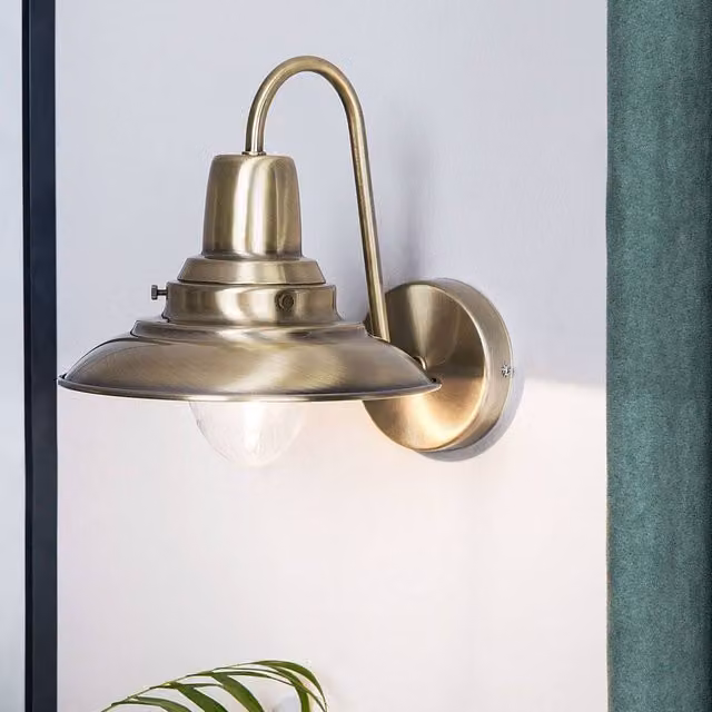 Wyld and Coco Bronze Industrial Glam Metal Wall Lamp – 1