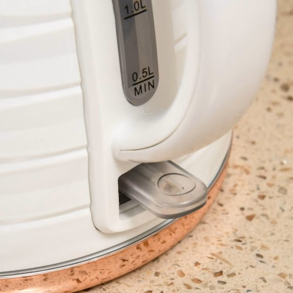Rolipo Cream Kettle and Toaster Set with 1.7L Rapid Boil Kettle – 2