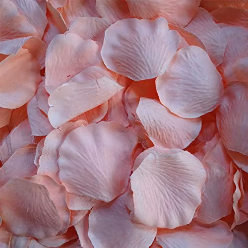 Shatchi 200pcs Pink Silk Rose Petal Confetti for Weddings, Anniversaries and Mother's Day Table Decorations – 2