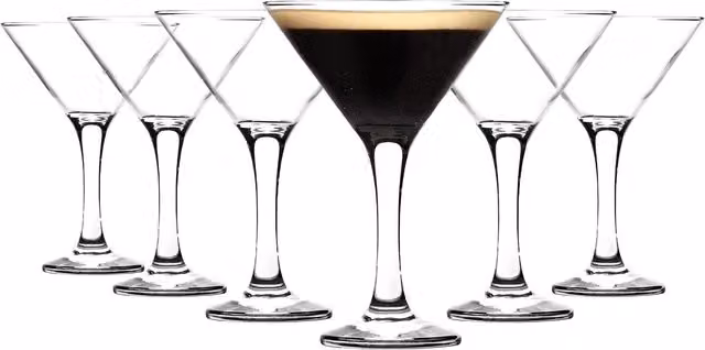 Rink Drink Espresso Martini Cocktail Glasses, 175ml, Pack of 6, Transparent – 2