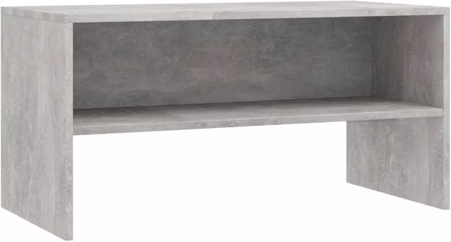 Berkfield Home TV Cabinet in Concrete Grey, W/D/H: 80 x 40 x 40 cm – 1