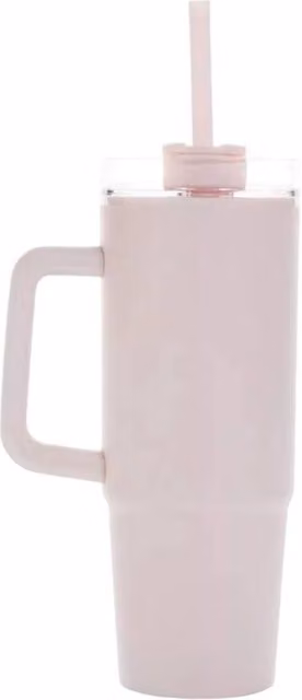 XD Design Tana Handle Plastic Tumbler, Pink, 900 ml