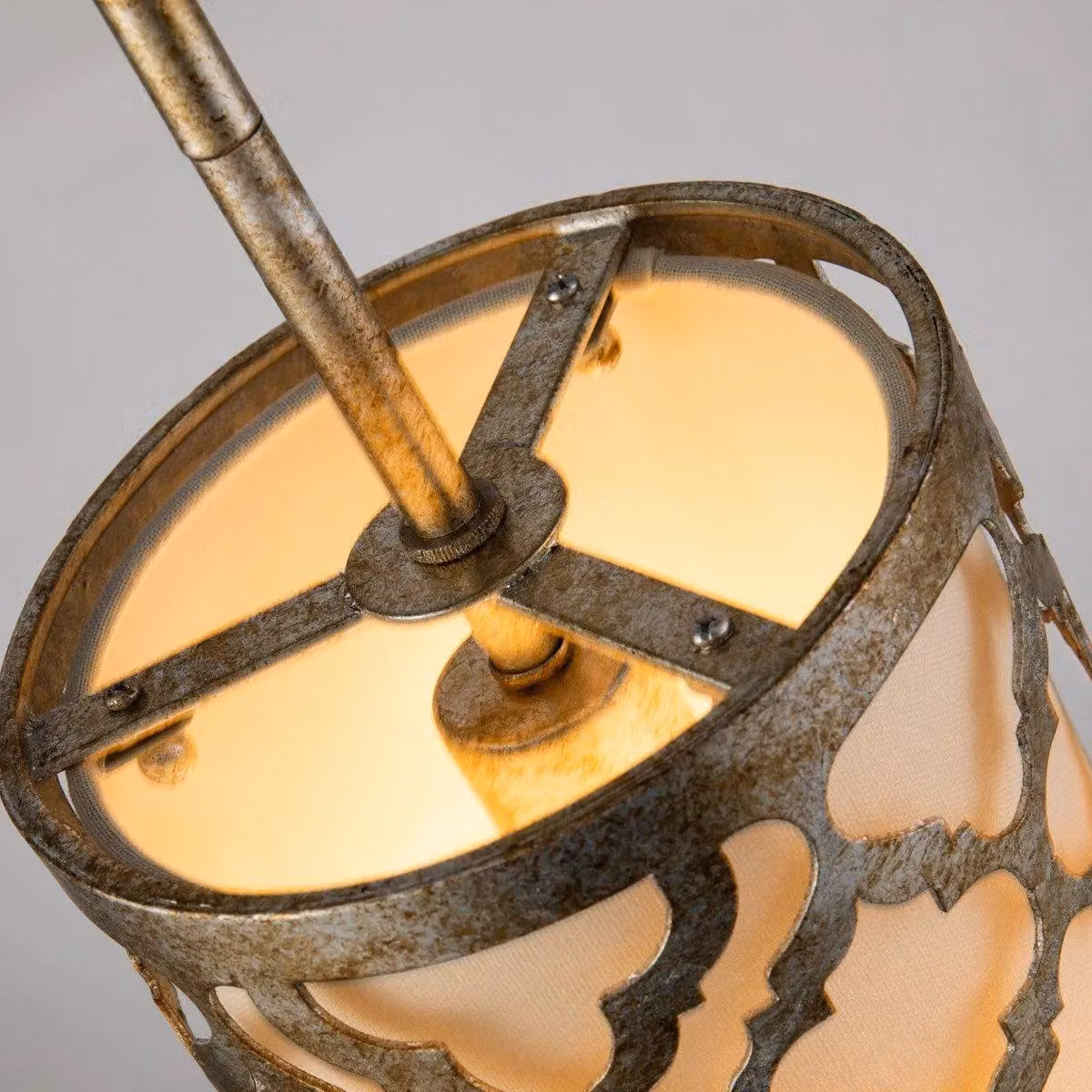 Netlighting Arabella Mini Duo-Mount Pendant Light in Gold/Brass with E27 Fitting – 3
