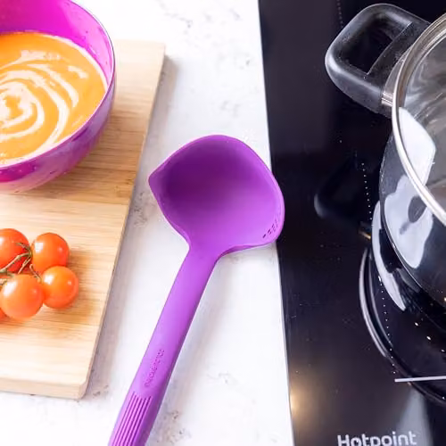 Colourworks Purple Silicone Ladle, 27 cm – 5