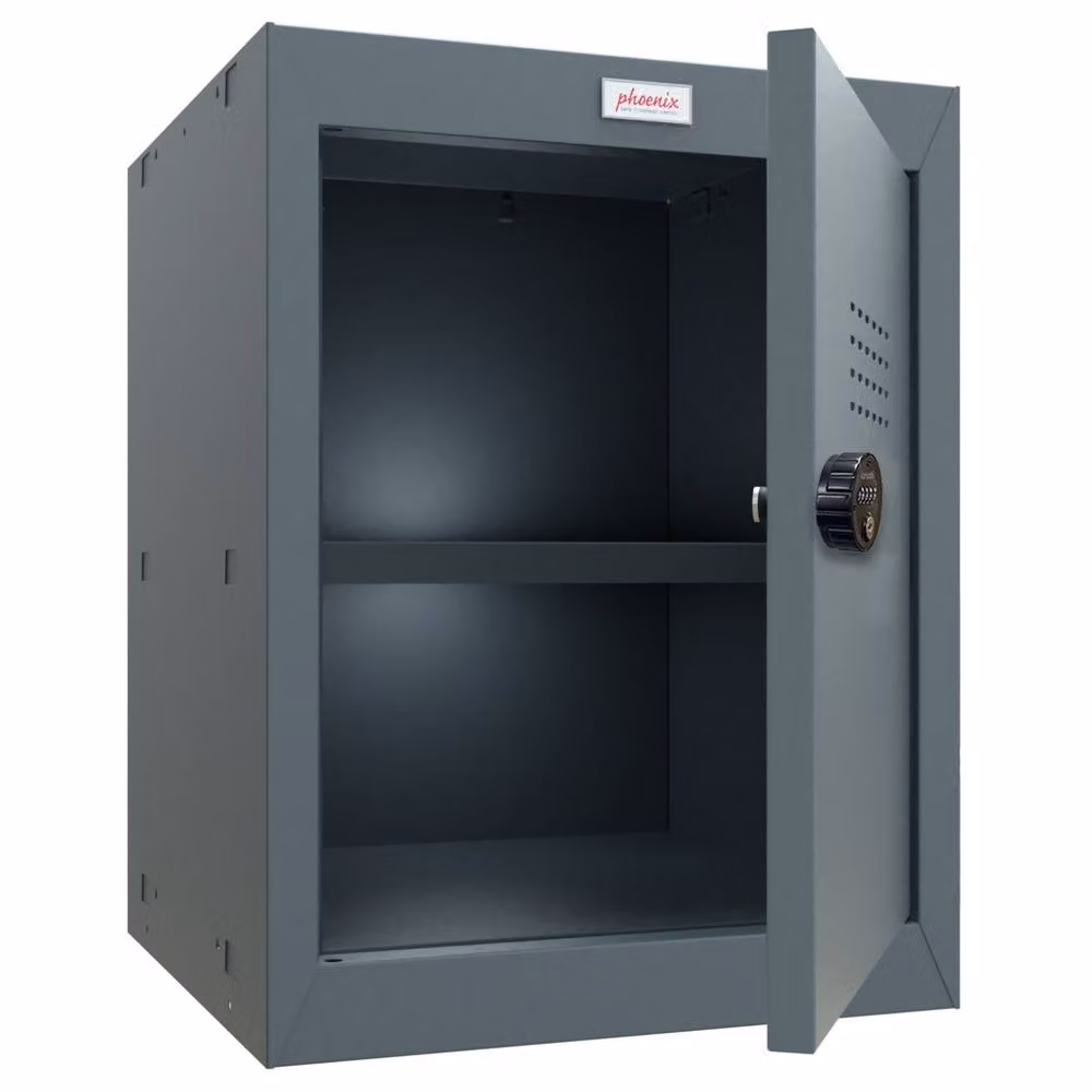 Phoenix Safe Company CL0544AAC Grey Cube Locker with Combination Lock and 66 Litre Capacity – 2