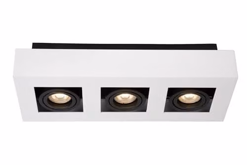 Lucide Xirax Dimmable Adjustable LED Ceiling Spotlight, White, GU10 – 1