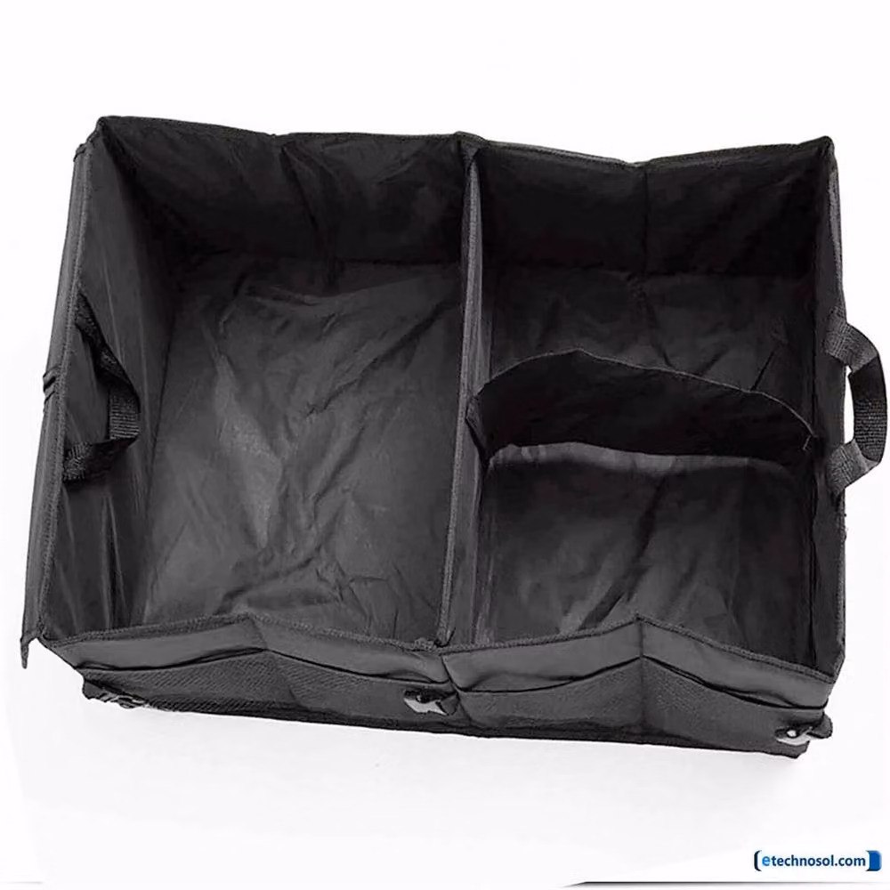 Nordara Heavy Duty Folding Car Boot Organiser Storage Bag in Black – 3
