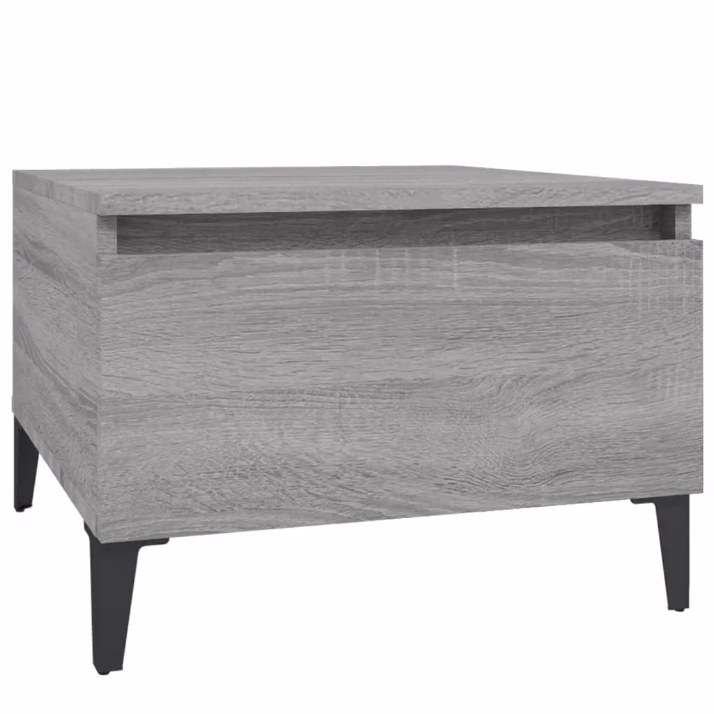 Berkfield Home Grey Sonoma Side Table, W/D/H: 50 x 46 x 35 cm – 2