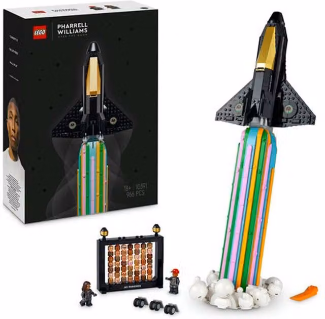 LEGO Over the Moon with Pharrell Williams 10391 Creative Building Set, Multicolour