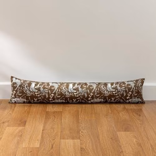 Riva Home Buckthorn Woodland Draught Excluder in Amber and Brown