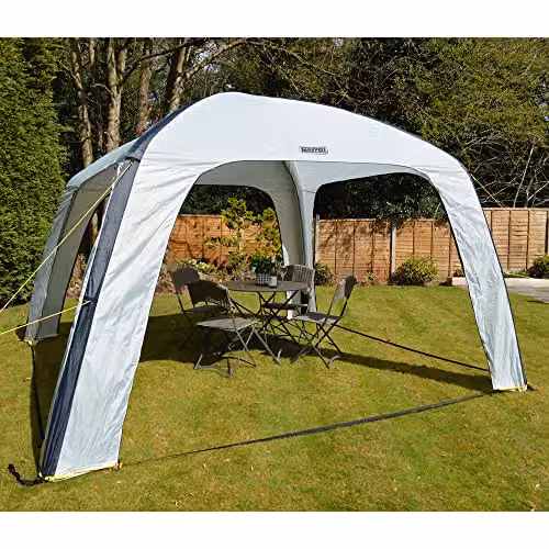 Maypole Inflatable Gazebo Event Shelter in Grey and White, W/D/H: 365 x 365 x 220 cm – 4