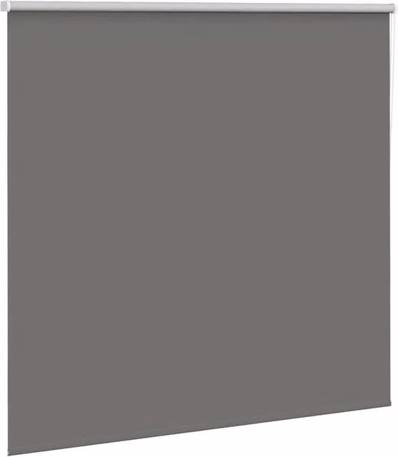Berkfield Home Grey Blackout Roller Blind, Polyester, W: 150 cm, H: 150 cm