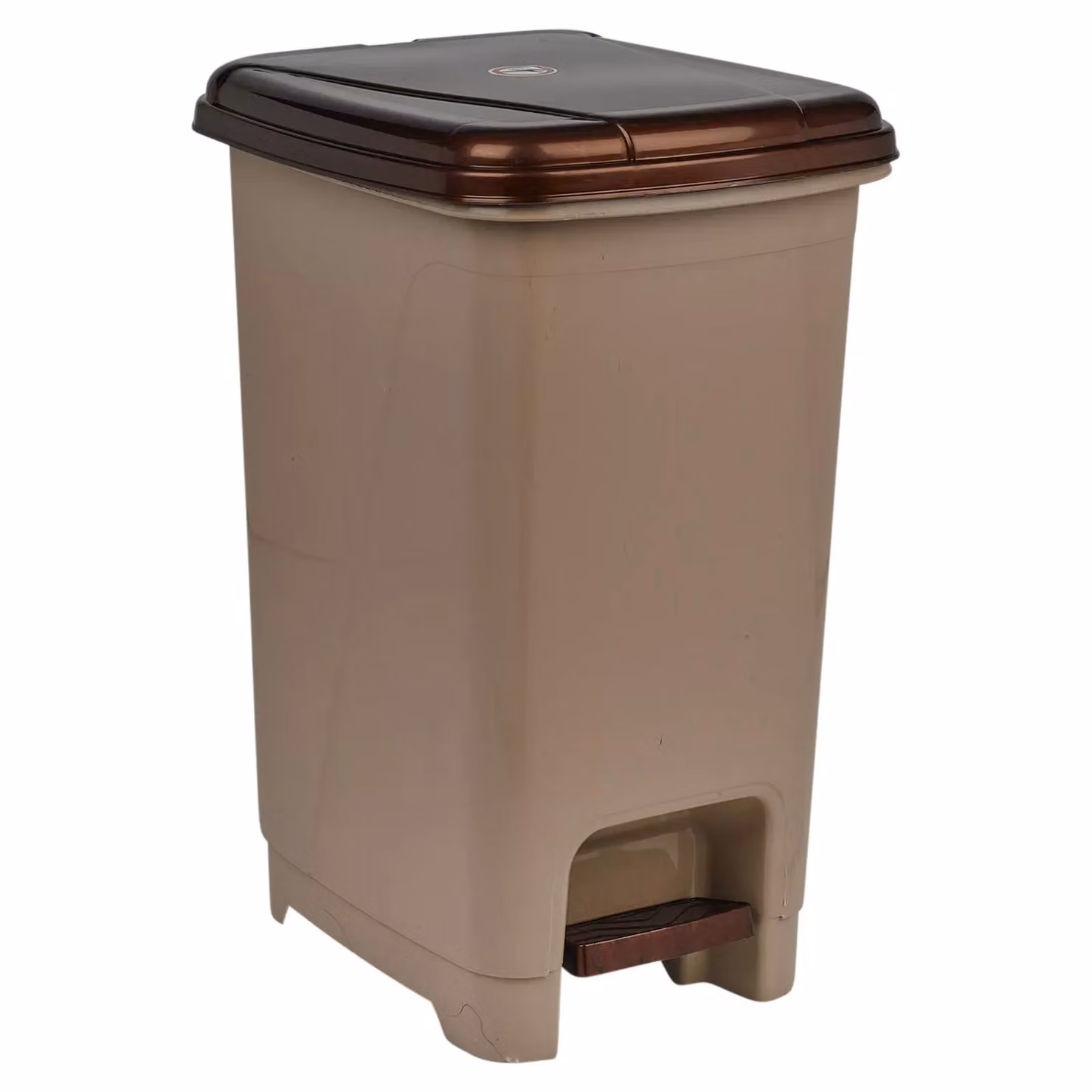 EONLION 15L Slim Plastic Pedal Bin for Kitchen and Bathroom, White – 2